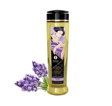 Olejek do masażu - Shunga Massage Oil Sensation Lavender 240 ml